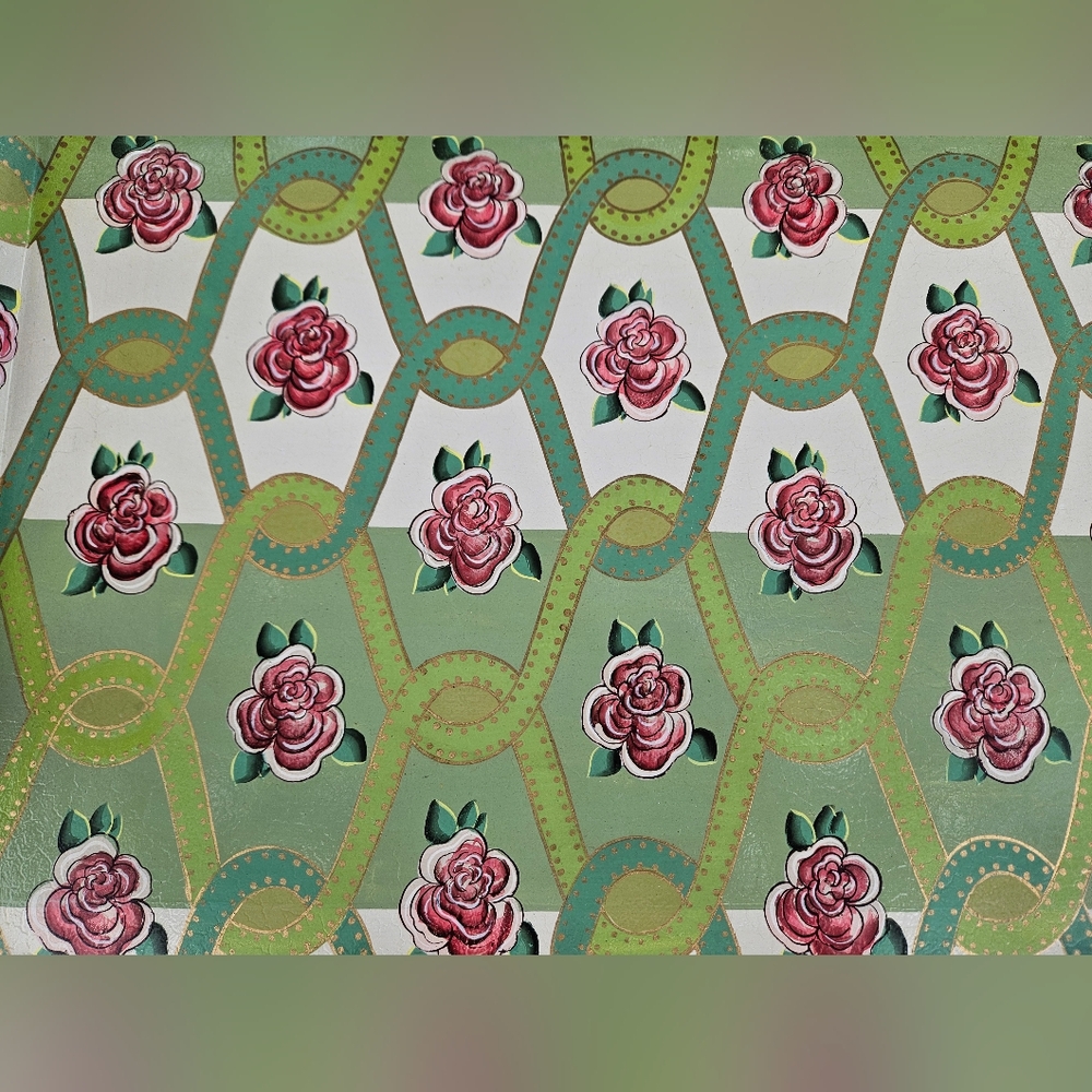 Mackenzie Childs Really Rosy Tray - Picture 3 of 10